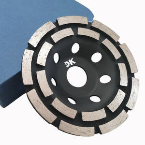 Mola in calcestruzzo a doppia fila 4 1/2 in muratura diamantata a tazza 4.5 diamantata a disco - Product Image 1