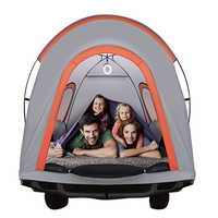 Auvent de camion portable en tissu Oxford 210d imperméable, tente arrière de voiture, tente de remorque, tente de camionnette pour le camping en plein air
