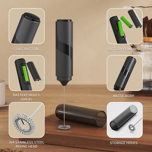 เครื่องตีฟองนมไฟฟ้าแบบมือถือ แบตเตอรี่ในตัว กำลังสูง สำหรับทำกาแฟ ขายส่ง - Product Image 4
