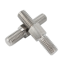 304 316 Stainless Steel Double Ended Threaded Bar/Rods/Stud Bolt Right Left Head Theaded Dual-thread Stud Bolts