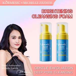 KORMESIC Marque Privée Vente en Gros 100g 7% Acide Glycolique Nettoyant Visage Éclaircissant à la Glycérine Nettoyant Facial Longue Durée - Product Image 2