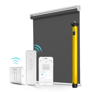 Rideau de levage électrique, 25mm wifi, tubulaire, rideau occultant à moteur cc, magasin d'usine, domestique - Product Image 5