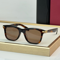 Lunettes de soleil de luxe en acétate, monture carrée à double pont, de créateur, de qualité, pour le cyclisme et le surf, polarisées, légères