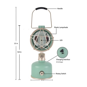 Di động sạc <span class=keywords><strong>USB</strong></span> LED cắm trại Đèn Lồng bền nhựa cực Sao Đèn không thấm nước cho dã ngoại ngoài trời Vườn | Chứng Khoán - Product Image 5