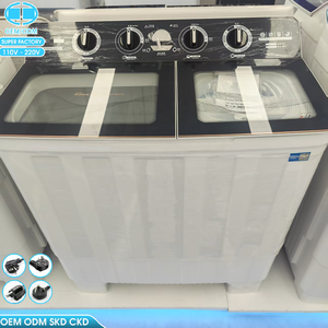 Lave-linge semi-automatique à double cuve 9 kg OEM/ODM, haute efficacité, appareils électroménagers pour la lessive - Product Image 3