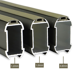 Treo tủ quần áo đường sắt nhôm tủ quần áo ống Rod với hỗ trợ phần cứng phụ kiện đồ nội thất - Product Image 1