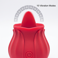 Stock US, livraison 2-5 jours, certifié CE FCC RoHS UKCA REACH, vibromasseur langue rose 10 fréquences, achetez maintenant