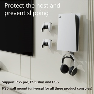 Đa chức năng Wall <span class=keywords><strong>Mount</strong></span> Bracket cho/Pro siêu mỏng xử lý lưu trữ Giá nhựa & sắt giao diện điều khiển tổ chức - Product Image 5