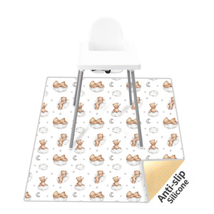 Sevrage enfant en bas âge bébé Splat tapis sevrage tapis de déversement pour animaux de compagnie enfant étanche en désordre chaise haute tapis anti-éclaboussures - Product Image 3