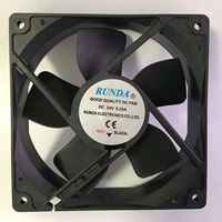 12032 kipas pendingin aksial Mini 120mm 4000rpm 12v 24v tanpa sikat DC pisau plastik penggunaan industri OEM ODM kipas DC daya listrik