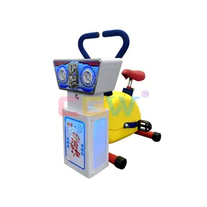 CGW Kids Arcade Rides Sport Arcade Spiel automat Münz betriebener Spaß Bubble Bicycle Sportgeräte für Kinder