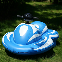 Jet ski électrique gonflable certifié CE 500W, étanche IPX7, 6-8 km/h, 1 personne, rechargeable, PVC, pour adultes