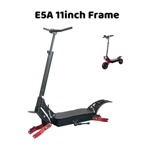 Cadre de trottinette électrique en alliage d'aluminium Geofought 10 pouces 11 pouces, pliable facilement, tailles ouvertes 135 mm 150 mm, modèles E5A M11 T5A - Product Image 2