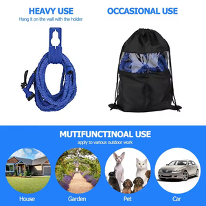 Manguera de Jardín Extensible Multifuncional Jade Hill G-6874 de TPE con Boquilla de 7 Funciones para Lavado de Autos y Jardinería, Antiabrasión - Product Image 5