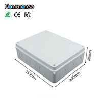 Boîtier de distribution étanche IP65 en ABS Namunanee avec trous de câblage pré-réservés, boîtier électrique en plastique pour projets de câblage