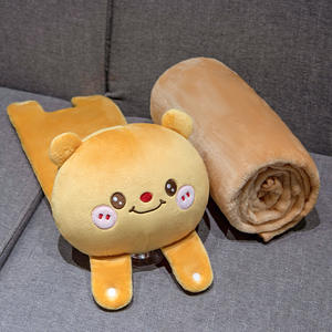 Cartoon Pluche Poppendeken Stereo Rolontwerp Voor Lunchpauze Op Kantoor Of Groothandel In Cadeaus - Product Image 4