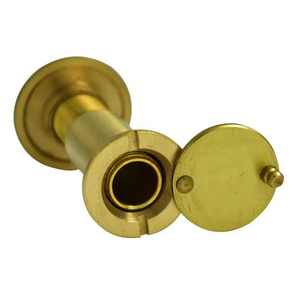 Œil de porte antivol en cuivre pur, <span class=keywords><strong>grand</strong></span>, de style ancien, inviolable, avec lentille haute définition et trou doré de 14 mm - Product Image 2