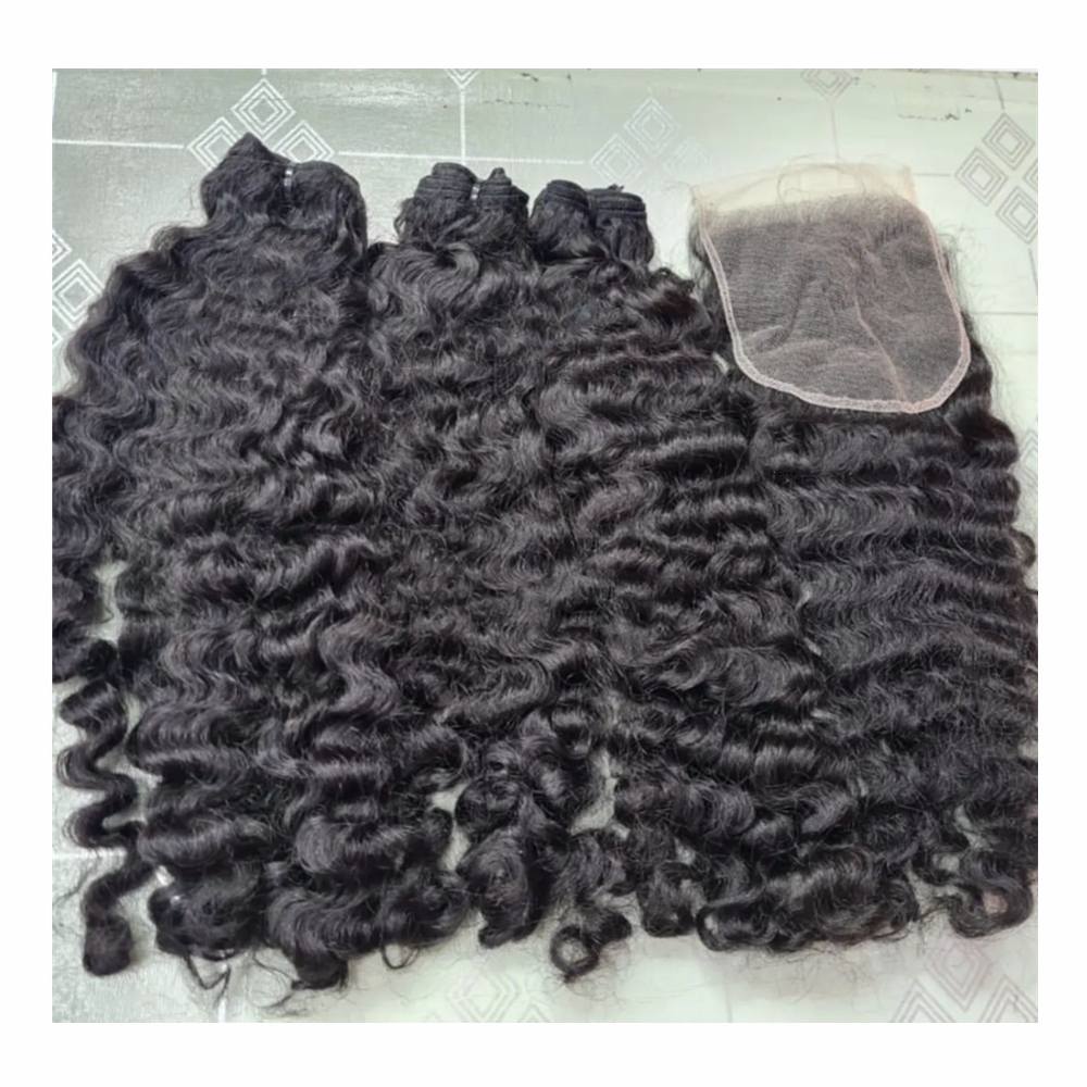 transparent lace closure 4*4 (1pcs only) burmese curly