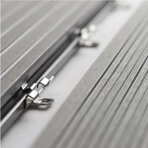 Fixation en acier inoxydable de type H pour plancher en bois plastique-Installation facile, idéale pour les projets de terrasse extérieure - Product Image 4