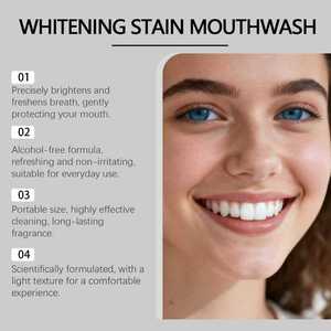 น้ำยาบ้วนปากสูตรอ่อนโยน ขนาดพกพา ช่วยให้ลมหายใจสดชื่น ป้องกันแบคทีเรีย ฟอกฟันขาว บริการรับผลิตแบรนด์ส่วนตัว ปริมาณ 237 มล. - Product Image 3