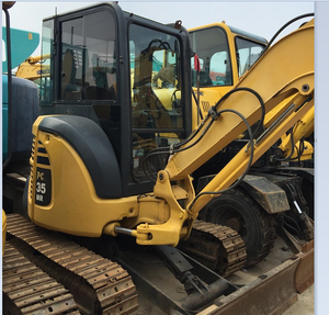 Miniexcavadora de cadenas usada de Japón, modelos 35, 40, 55, 60, 78, 55MR-2, de 35 toneladas, con alto momento de carga y capacidad de cazo de 0.1m, en venta. - Product Image 1