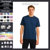 T-shirt pour homme en coton doux et ample avec impression en relief, indispensable toute saison, pour les sports de plein air, séchage rapide, pour les jeunes branchés, à porter au quotidien
