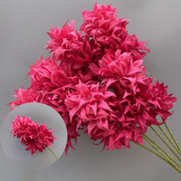 Bunga Nanas Buatan Elegan, Bunga Hydrangea Nanas Besar, Bunga Sutra Kepala Tunggal untuk Dekorasi Rumah dan Pernikahan