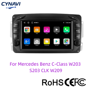Autoradio Android 7 pouces pour Mercedes Benz CLK W209/W203/W168/W203/W463/Vito/Viano 1998-2006, écran partagé, GPS, CarPlay, Auto - Product Image 2