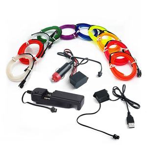 Led Neon Decoratieve El Wire 12V Usb Auto Verlichting Nieuwe Diy Koude Licht Lijn Strook Helder Voor Auto Interieur Ambient Auto Accessoires - Product Image 2