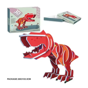 Nouveauté : 29 pièces de puzzle 3D à assembler, jouets <span class=keywords><strong>dinosaures</strong></span> pour enfants, jeux de puzzle, modèles d'animaux - Product Image 3