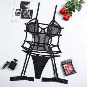 Women High Quality Sexy Lingerie Bodysuit Hot Lady Nighty Transparent With Chocker Ring Exotic Sexy Dancewear Lingerie - Product Image 6