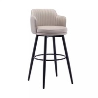 Chaise de négociation décontractée pour bureau, maison, salle de conférence, bureau des ventes, comptoir de bar, pivotante et réglable en hauteur
