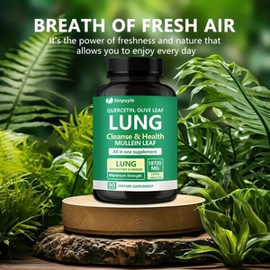 Cápsulas de Extracto de Hoja de Gordolobo Orgánico para Limpieza Pulmonar, Suplemento Natural a Base de Hierbas para Fumadores, Disponible en EE. UU. - Product Image 4
