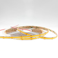 IP20 12V/24V USB LED bandes lumineuses sans chute de tension 10 mètres Flexible COB 408 LEDs/m cuivre corps LED bandes