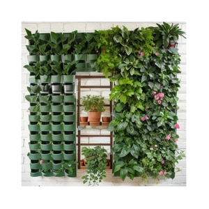 Macetas Verticales de Plástico para Cultivo Interior y Exterior, Verticales, Apilables, Ahorran Espacio, con Autorriego, para Jardín - Product Image 5