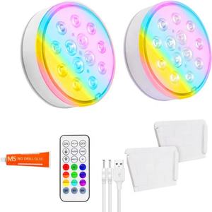 Lampes LED submersibles étanches IP68 rechargeables par USB avec télécommande RF, super lumineuses pour la plongée - Product Image 6