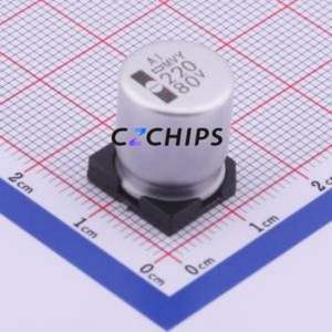 ตัวเก็บประจุอิเล็กโทรไลต์อะลูมิเนียมแบบ SMD รุ่น EMVY800ARA221MKG5S ขนาด D12.5xL16 มม. 220uF 20% 80V 275mA-120Hz - Product Image 1