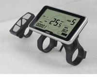 Suku Cadang Sepeda Listrik Protokol 5S 36V 48V Layar Warna Tampilan LCD C600 untuk Ebike