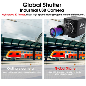 ELP 1MP Global Shutter CS 2.8-12mm, lensa Varifocal 4X Zoom USB kamera AR0144 720P 60fps USB untuk pelacakan gerakan kecepatan tinggi - Product Image 3