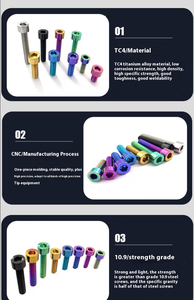 Cầu Vồng Anodized CP titan ổ cắm đầu vít chống ăn mòn Y Tế cấp trong kho cho thị trường <span class=keywords><strong>EU</strong></span> - Product Image 4