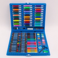 Aquarell-Zeichenset 150-teilig Abwaschbar Schulbedarf Kinder Studenten Aquarellstifte Farbige Zeichenpinsel