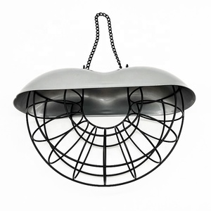 Outil d'alimentation en métal à l'épreuve des écureuils, boules Suet distributeur <span class=keywords><strong>de</strong></span> nourriture <span class=keywords><strong>pour</strong></span> oiseaux <span class=keywords><strong>support</strong></span> <span class=keywords><strong>de</strong></span> grosses boules mangeoire <span class=keywords><strong>pour</strong></span> oiseaux sauvages <span class=keywords><strong>pour</strong></span> fenêtre <span class=keywords><strong>de</strong></span> maison - Product Image 3