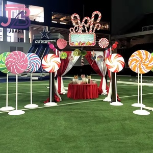 Bonbons en fibre <span class=keywords><strong>de</strong></span> verre taille réelle personnalisés donut bonbons décor crème glacée géante sucette accessoires <span class=keywords><strong>de</strong></span> bonbons pour Candy Land - Product Image 5