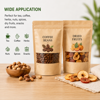 Sachet Doypack Personnalisé Imprimé pour Thé en Vrac et Thé aux Fleurs avec Fermeture Zip Refermable et Protection de l'Arôme