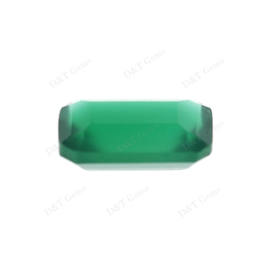 Prezzo all'Ingrosso <span class=keywords><strong>Pietra</strong></span> Preziosa Naturale <span class=keywords><strong>Agata</strong></span> Verde Calcedonio Forma Ottagonale 6x4mm per Creazione di Gioielli - Product Image 3