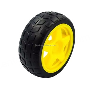 Roues en caoutchouc pour robot de suivi et de patrouille de ligne, accessoires de châssis de voiture intelligente, roues 40G - Product Image 3