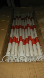 Length200cm PVC <span class=keywords><strong>extensible</strong></span> barre de cône de trafic <span class=keywords><strong>barrière</strong></span> de chantier - Product Image 3