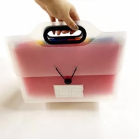 Organisateur de dossiers accordéon en plastique PP pour bureau et école, format lettre, plusieurs poches, classeurs extensibles A4