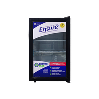 Réfrigérateur compact commercial Meisda SC68 68L en acier inoxydable, mini réfrigérateur portable à compresseur pour boissons