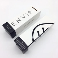 Caja de embalaje de bálsamo labial en relieve de estilo moderno con logotipo personalizado para cosméticos